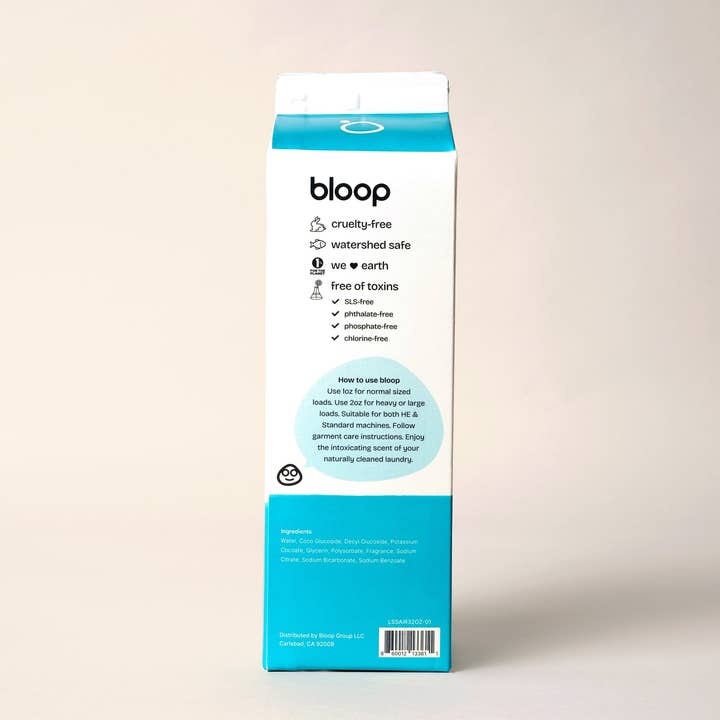 Bloop - Wholesale Liquid Laundry Detergent - Salt Air Natural Laundry Soap7