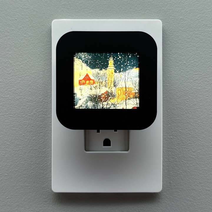 Christmas Winter Village Night Light for wholesale by Swaplights Night Lights