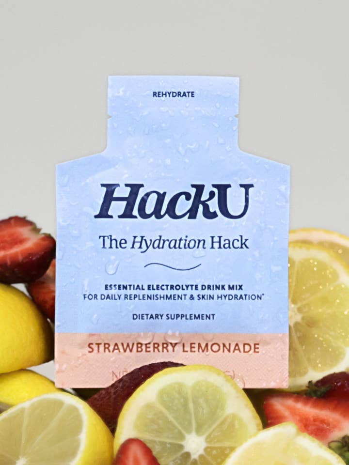 25pk INDIVIDUALS The Hydration Hack- Strawberry Lemonade for wholesale by HackU