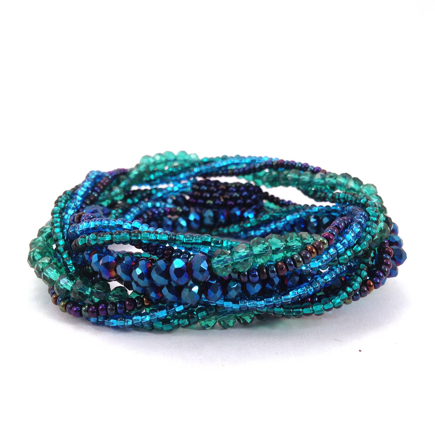 Lucia's Imports - Wholesale Beaded Bracelet - Crystal Wrap Bracelet/Necklace6