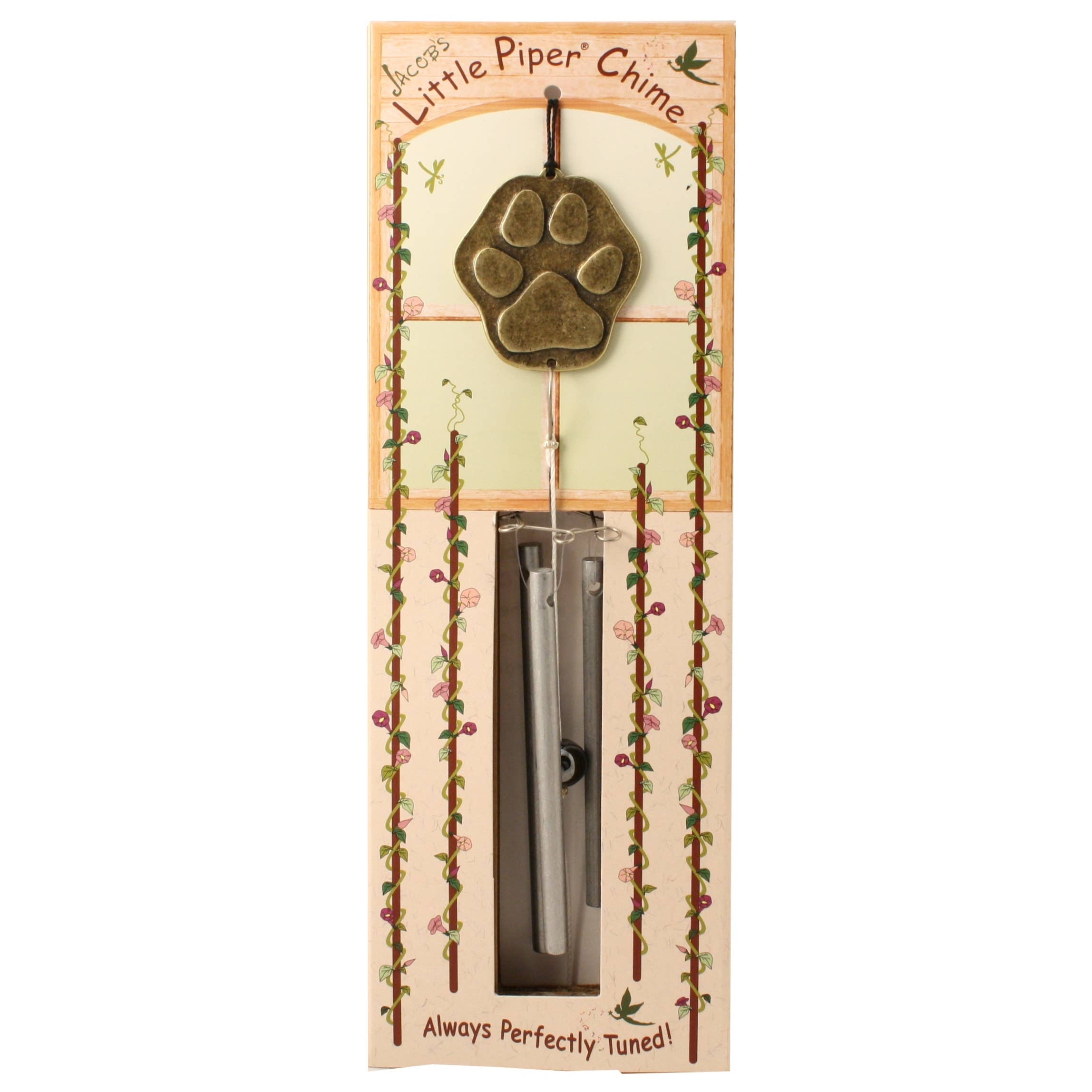 Jacob's Musical Chimes - Wholesale Wind Chime - Jacob's Musical Little Piper Chime, Paw Print2