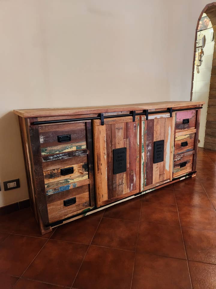 Aparador Jupiter Reciclagem 190 por atacado de Crab design