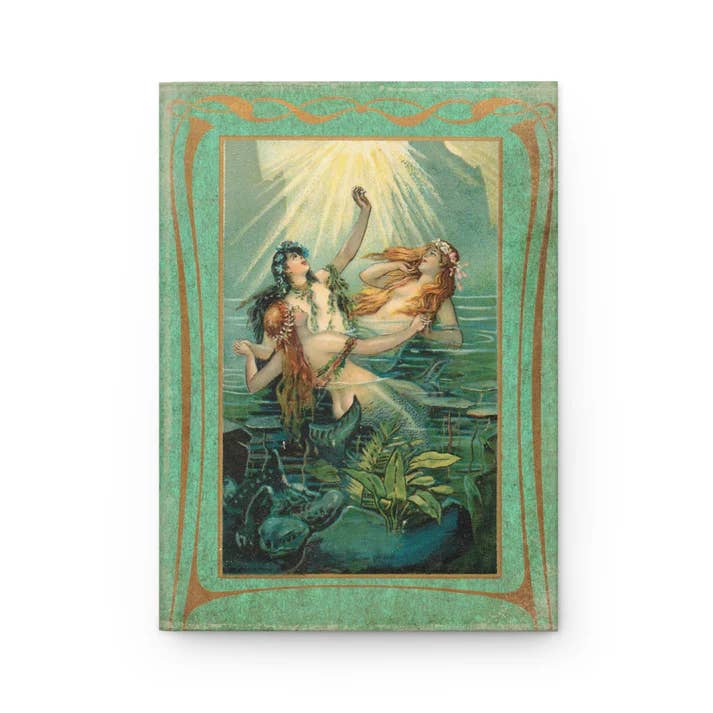 Asunder Bazaar - Wholesale Journal/Diary - Vintage Mermaid Trio Matte Hardcover Journal4