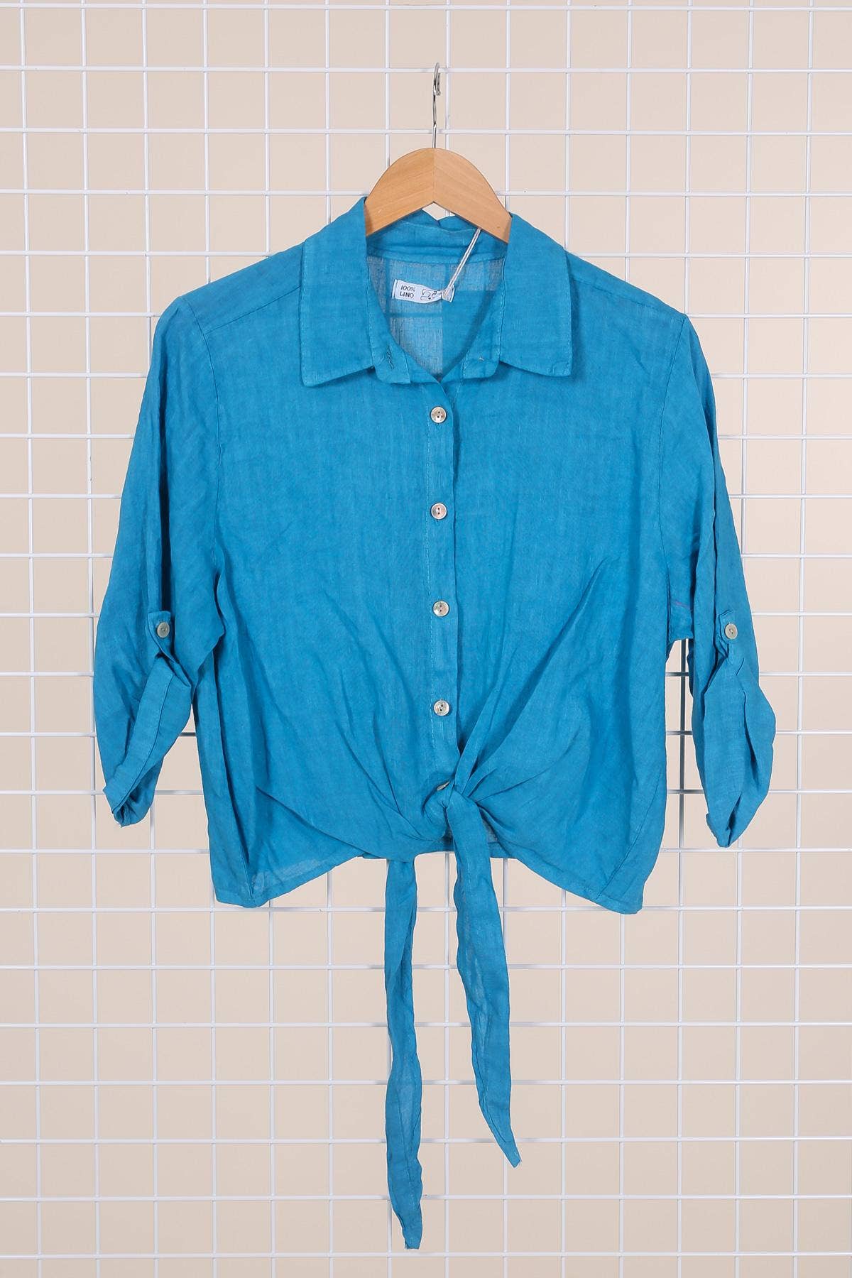 LINEN & COTTON HOUSE - Wholesale Button Down Shirt - Women's - 6228 100% LINEN SHIRT 11