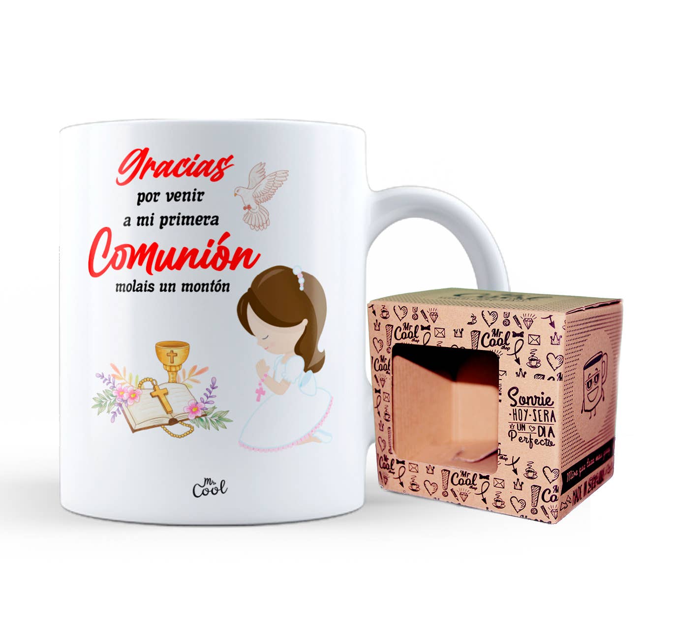 STAR WAY, S.L. | MrCool - Wholesale Coffee Mug - Mug — Thank you for coming to my first communion molais un mo0