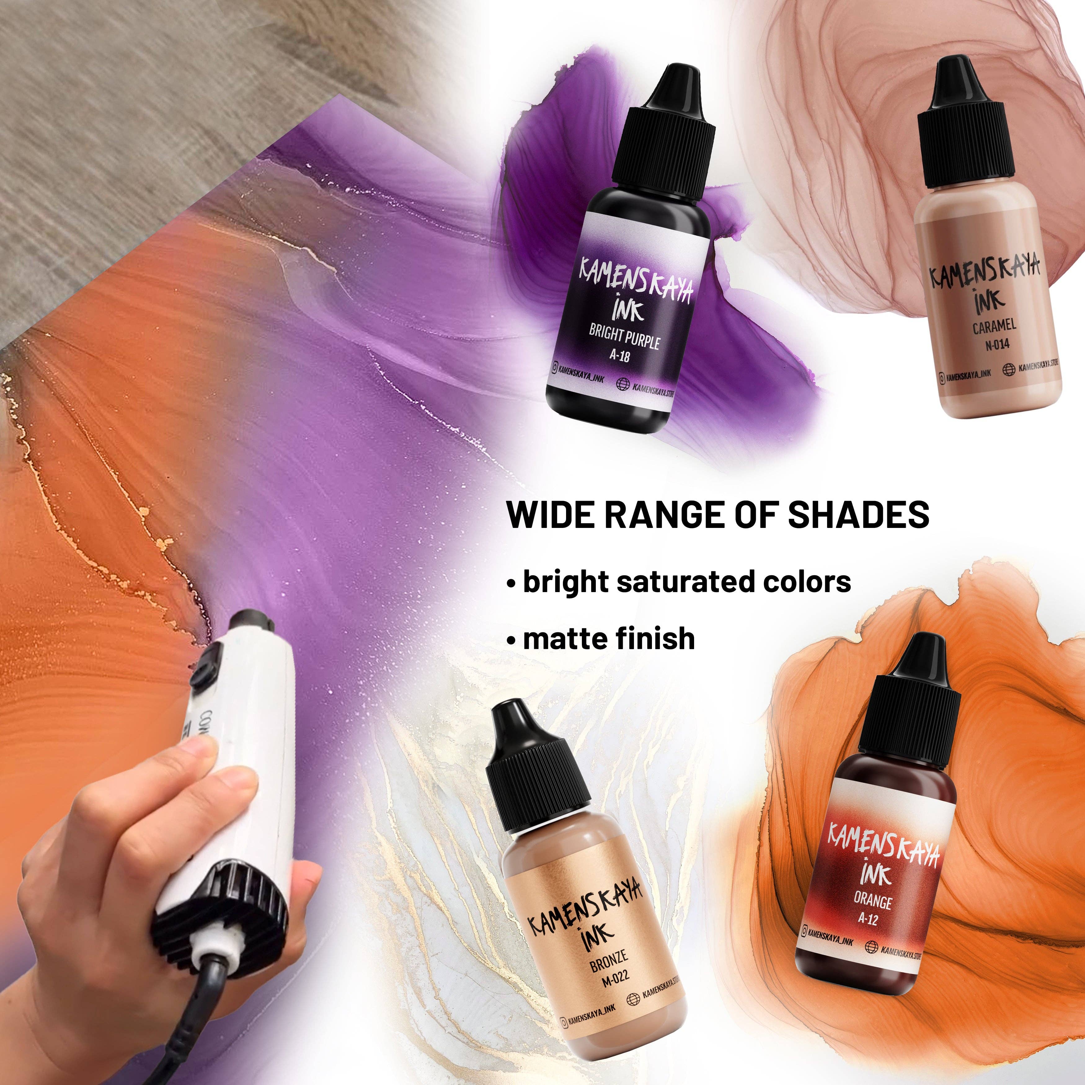 KAMENSKAYA - Wholesale Craft Supplies - Alcohol Ink A-18 'Bright purple'3