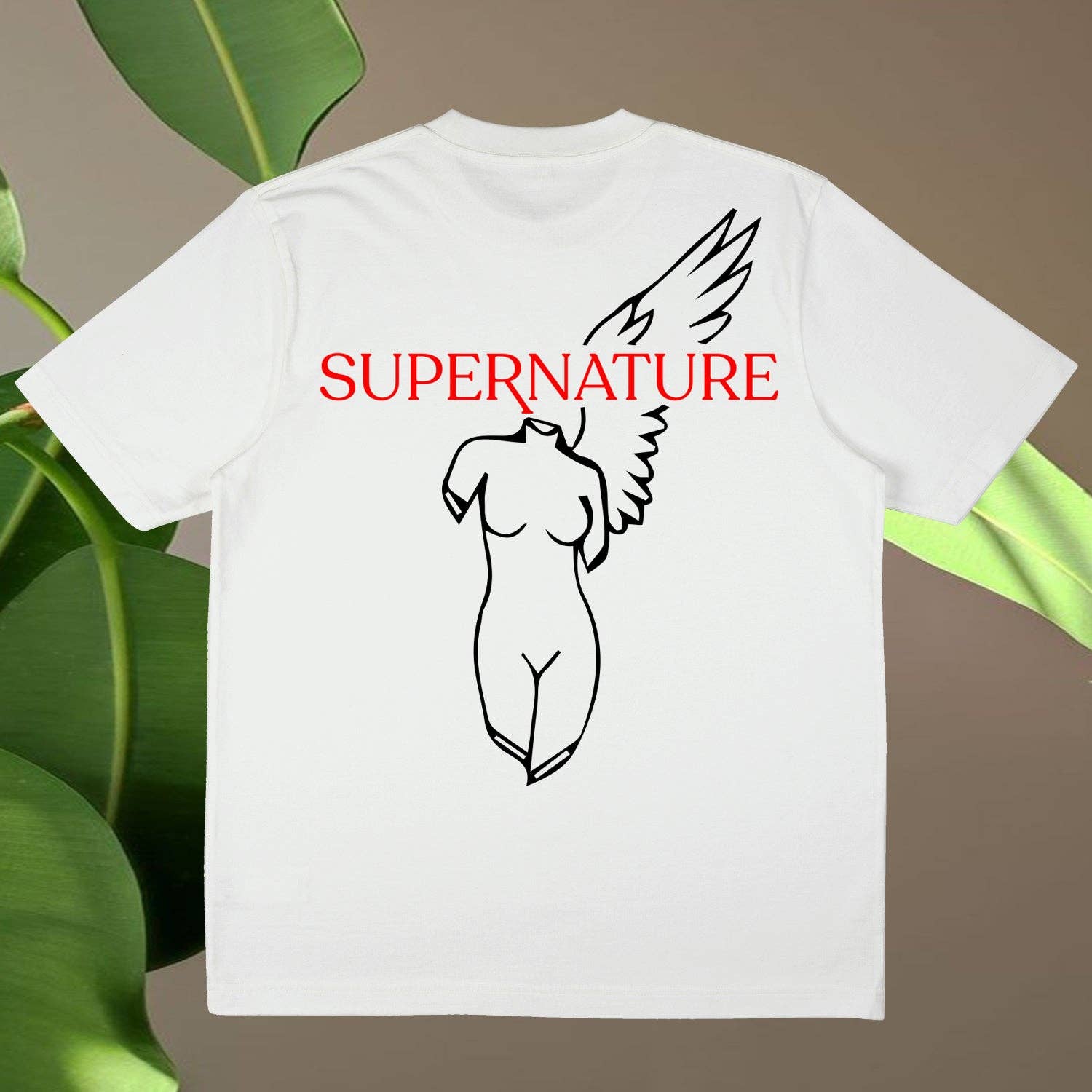 RAIZ - Wholesale Screen Printed T-Shirt - Unisex - SUPERNATURE T-SHIRT