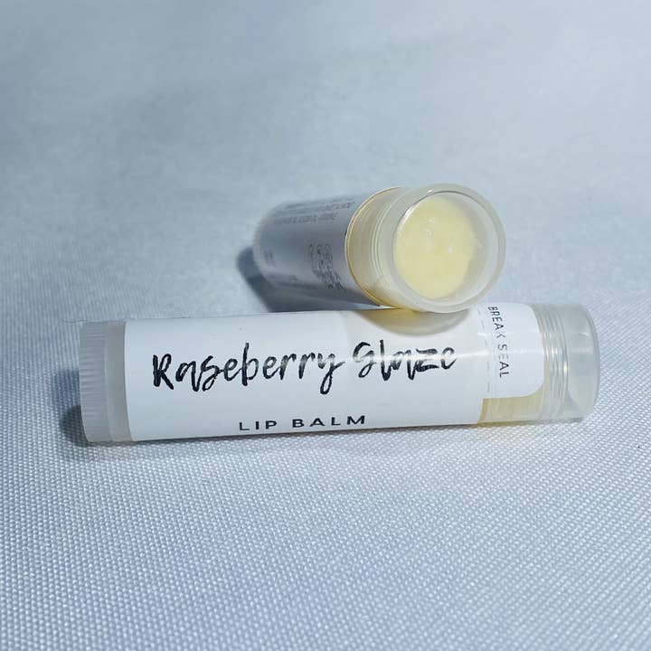 Raspberry Glaze Lip Balm for wholesale by Bella Serenity Soaps
