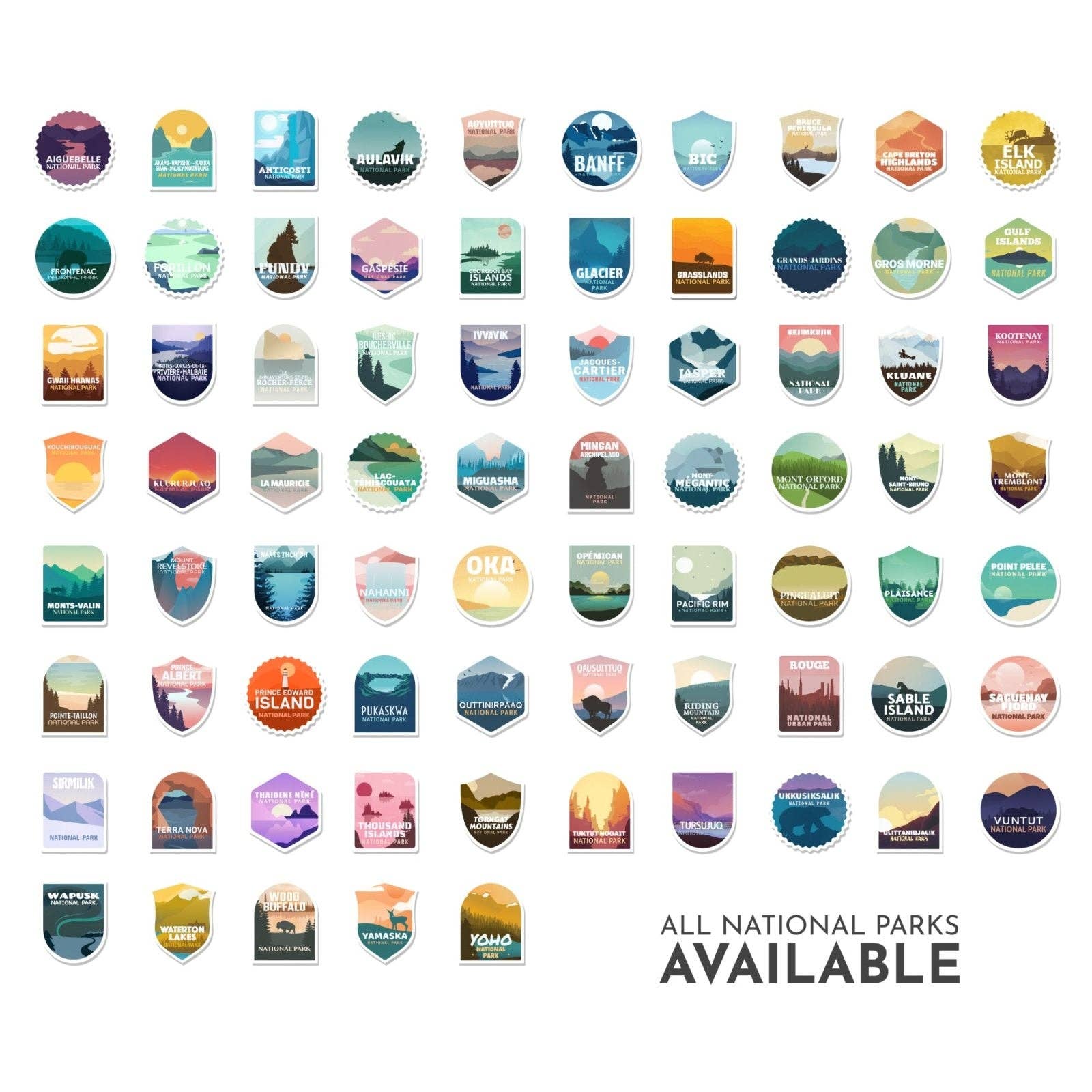 Canada Untamed - Wholesale Sticker - Prince Edward Island National Park of Canada Waterproof Vinyl Sticker2