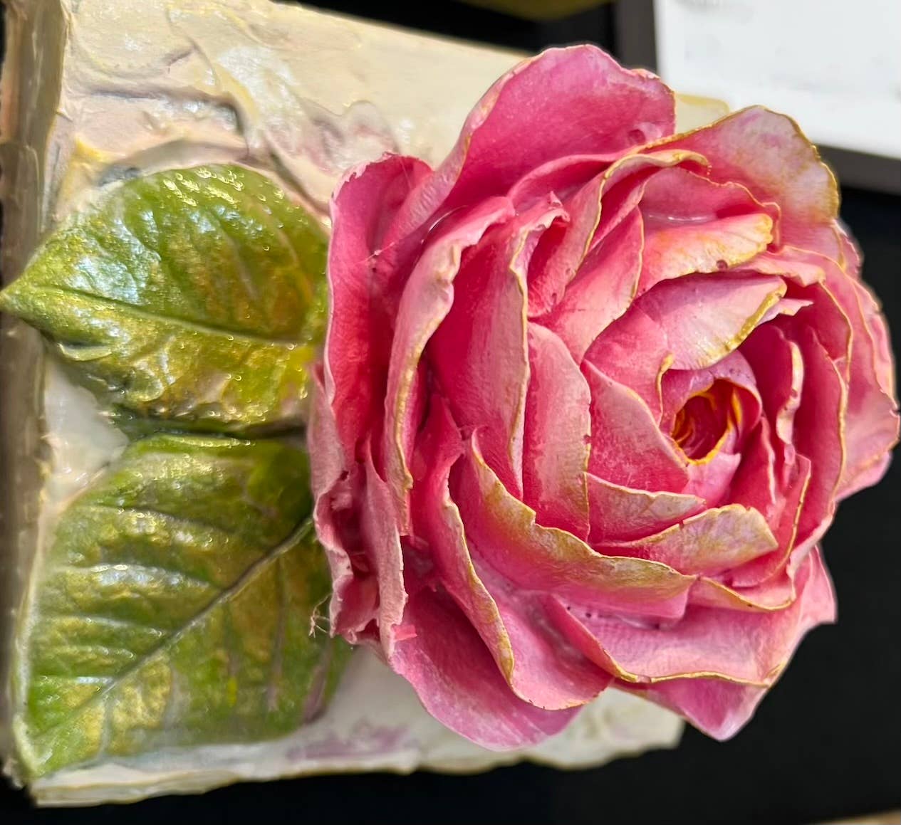 TamScottArt - Wholesale Painting/Drawing - 4X4 inch Clay Rose Artwork1