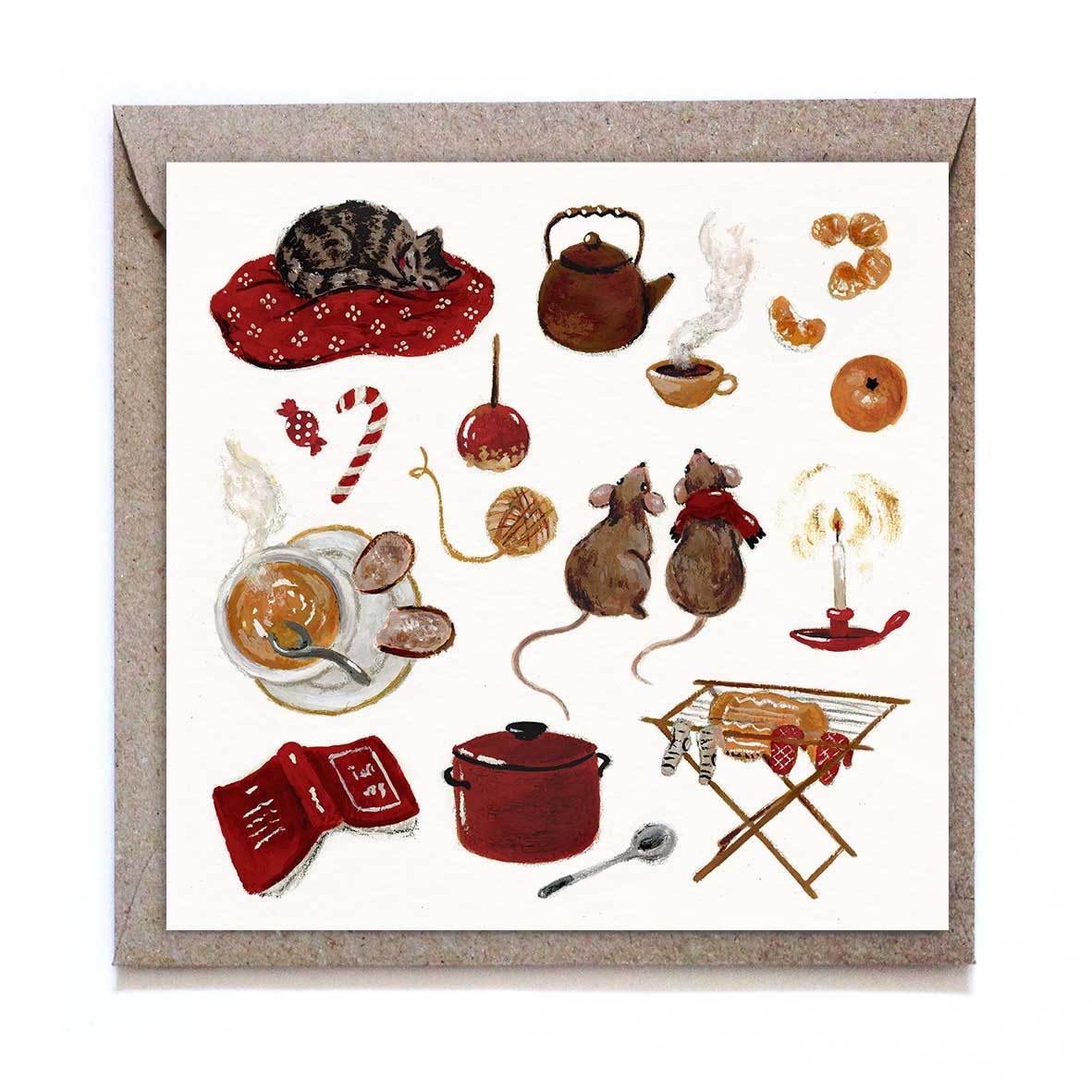 studiosatsch - Wholesale Season's Greetings Card - Holiday | Card Set of 43