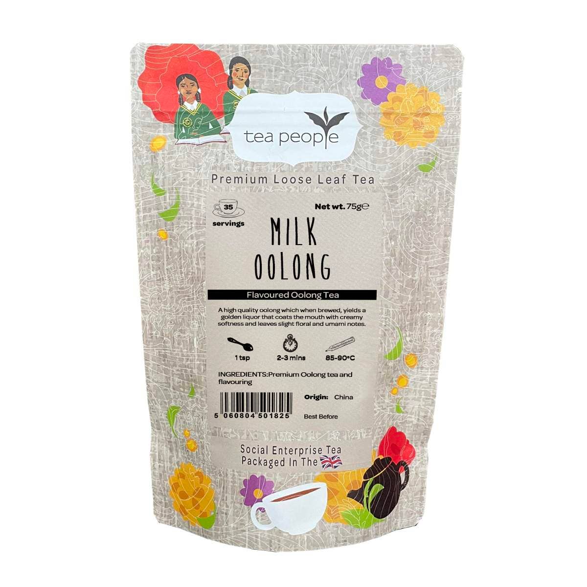Tea People – wholesale Loose tea – Milk Oolong - 60g Retail Pack0