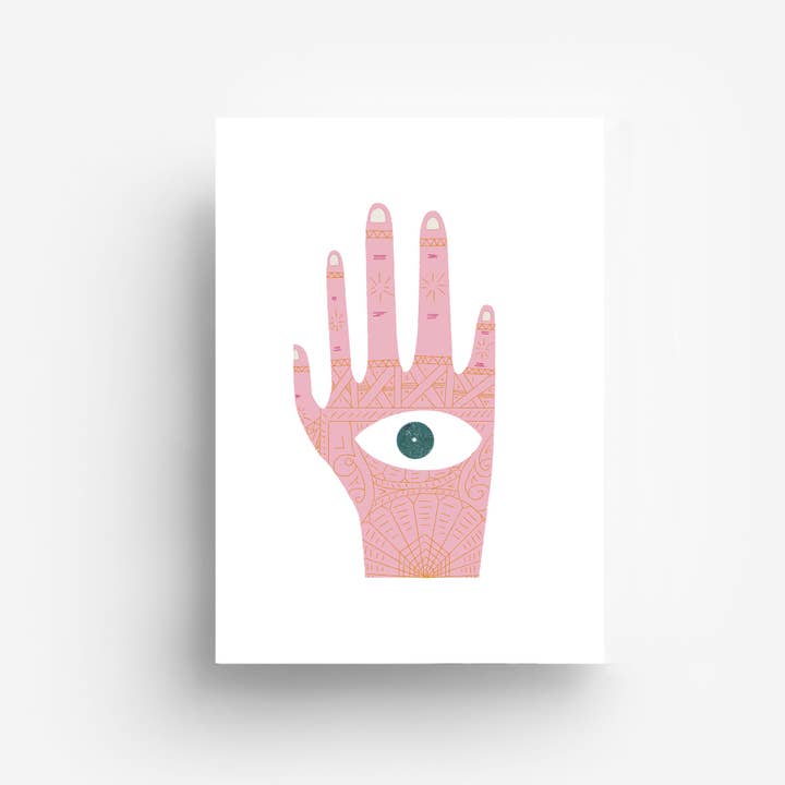 Hamsa Digitale Print DIN A3 voor wholesale door jungwiealt