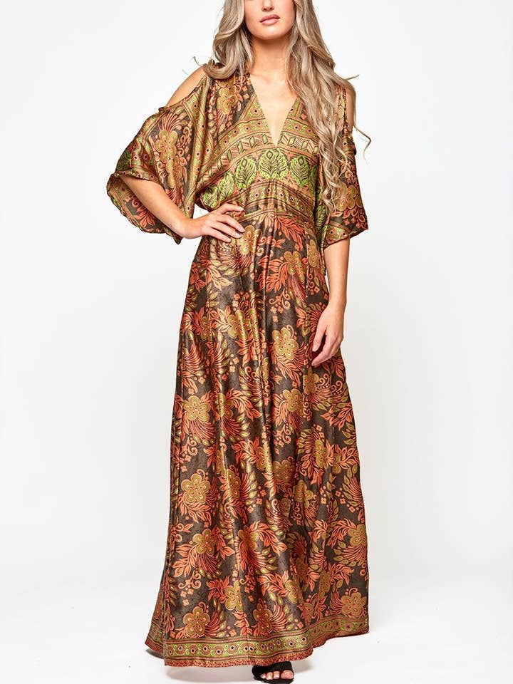 Transcendent Jumpsuit aus upgecycelten Saris (verschiedene Muster) - Whol für den Großhandel von Guru