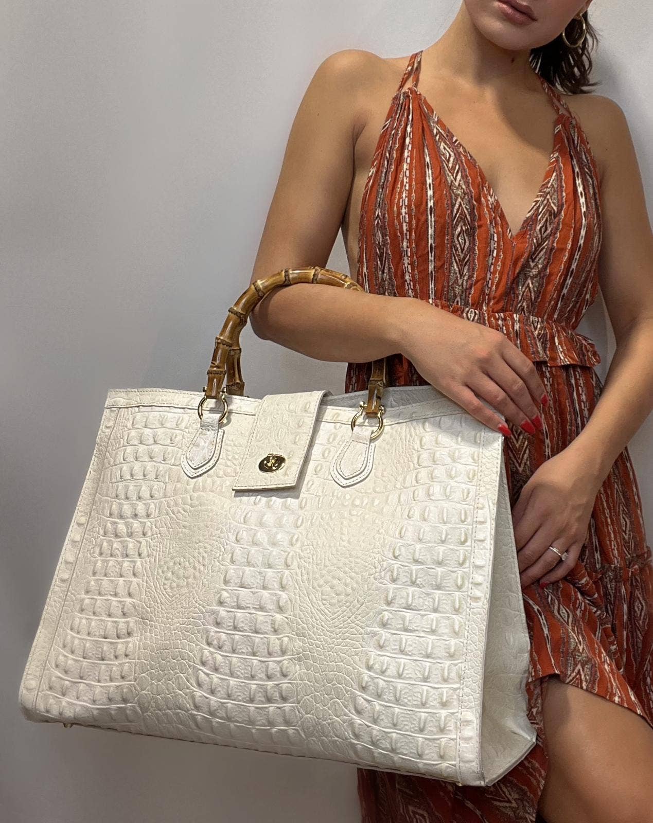 Charlie Leather - Wholesale Tote Bag - Women's - Leontina Xl Tote5