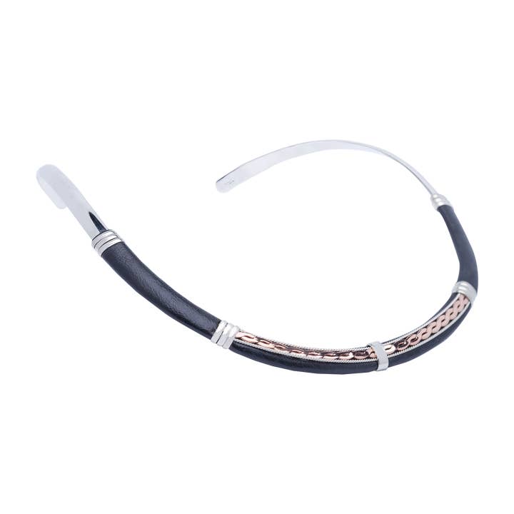 HPSilver, LLC - Wholesale Link & Chain Necklace - CL.MAR.7002 - Leather Necklace6