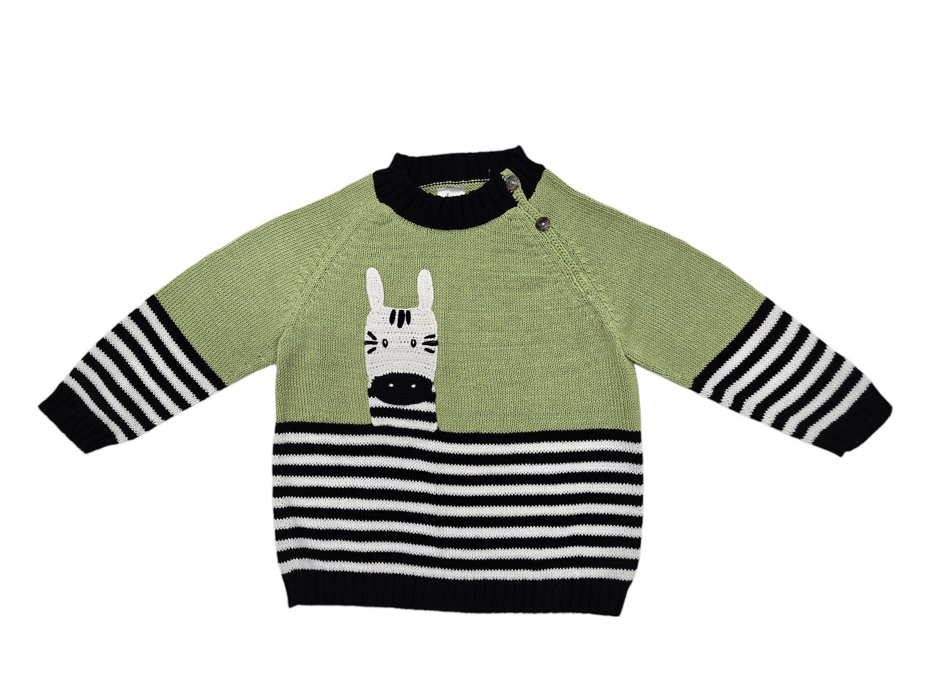 Melange Collection – wholesale Knitted jumper – Kids – Zebra Sweater3