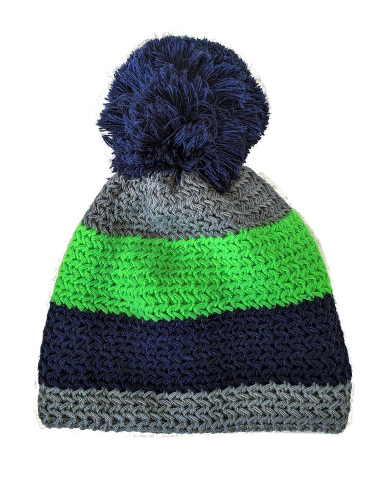 Caldo berretto invernale con pompon a doppio strato per bambini per la vendita all'ingrosso da parte di Frost Hats