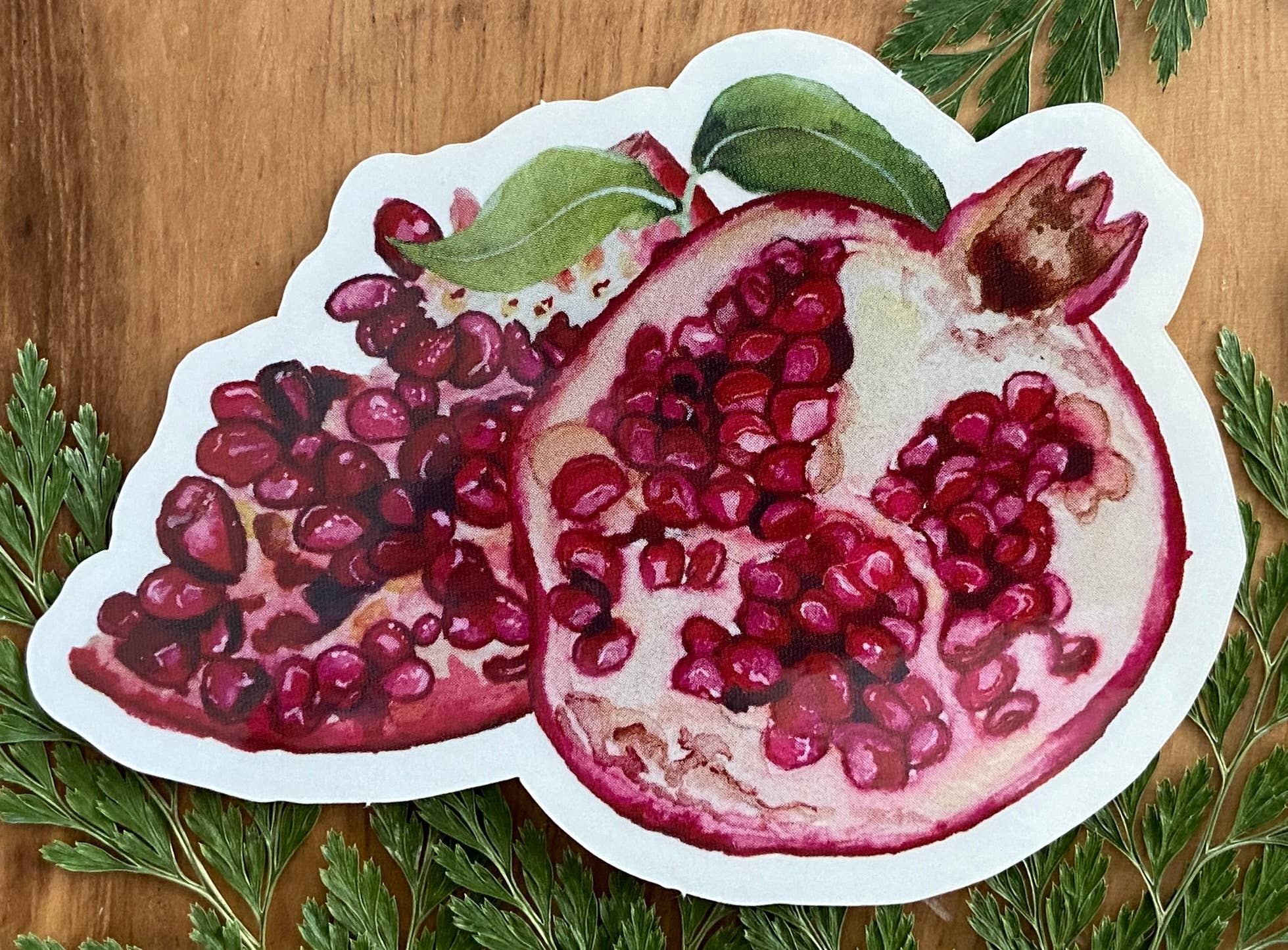 Alice LeFae - Vente Autocollant - Autocollant en forme de grenade | symbolisme de Perséphone et Hadès2