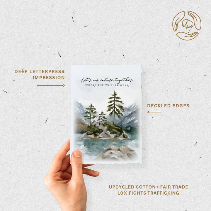 Paper Baristas - Wholesale Everyday Greeting Card - Let's Adventure Together | Eco-Friendly Greeting Card4