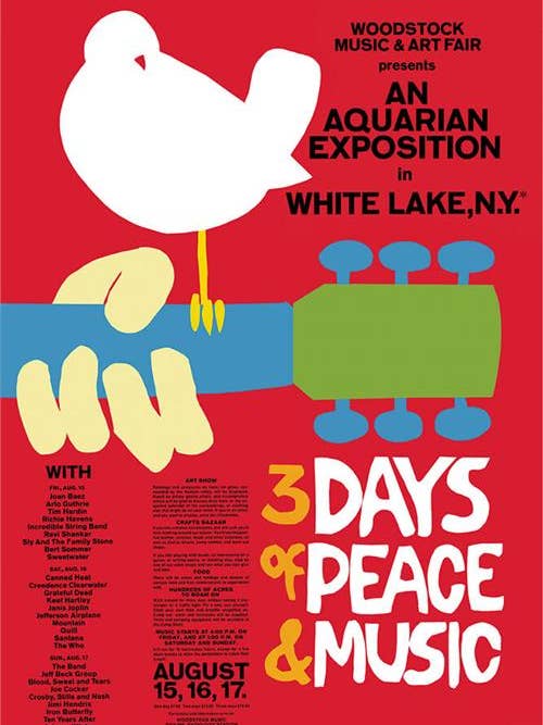 Woodstock Poster - 24" X 36" for wholesale by Scorpio Posters