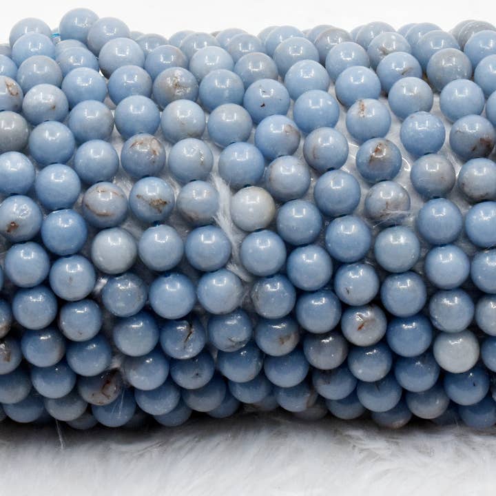 Soothing Crystals - Wholesale Beads - Crystal Jewelry Beads | Angelite | Gemstone Beads3