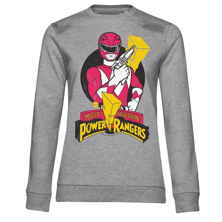 Power Rangers - Red Ranger Pose Girly Sweatshirt för wholesale av Hybris Production AB
