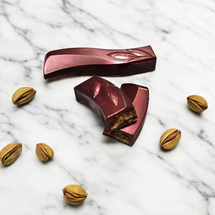 J. Patrice Chocolate Studio - Wholesale Chocolate Bar - Pistachio Baklawa Bar ( Dubai Chocolate Bar)1