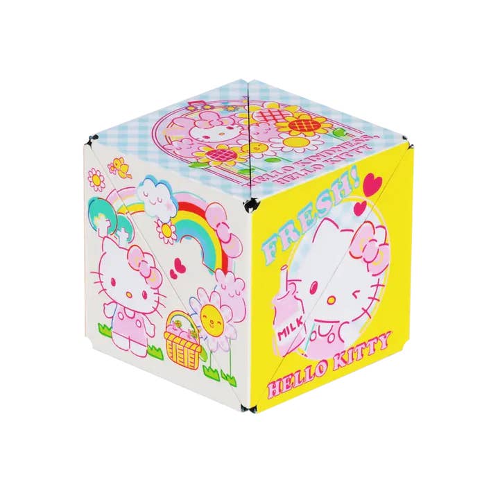 Fun In Motion Toys - Wholesale Puzzle - Kids - Shashibo Hello Kitty 12-pc Magnetic Puzzle Cube STEAM MESH7