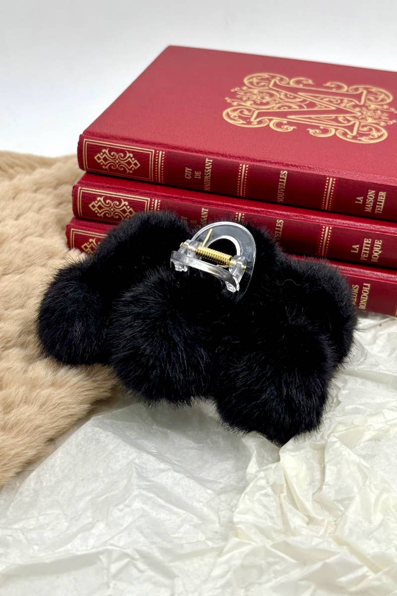 BYREN | ÉLINE L'ATELIER - Vente Ensemble d'accessoires pour cheveux – femme - Pince à cheveux fausse fourrure YH206YJ0