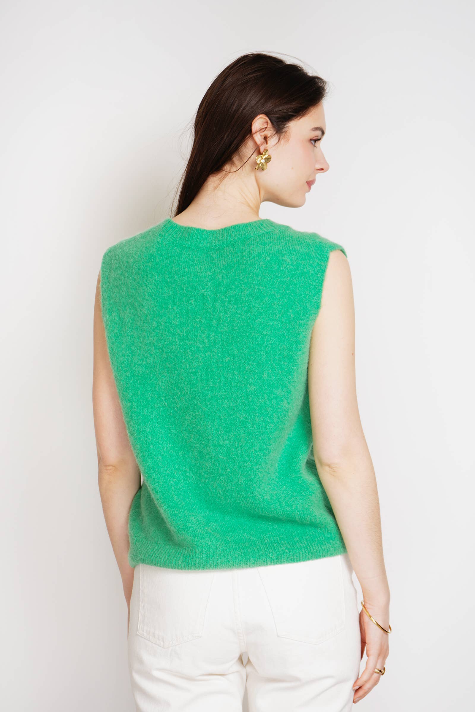 NOELINE – Engroshandel Pullover - Dame – Superfin alpaca vest uden ærmer 265108