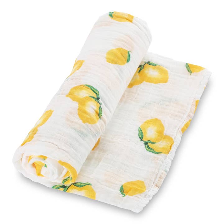 LollyBanks - Wholesale Swaddle - Baby - When Life Hands You Lemons Baby Swaddle Blanket