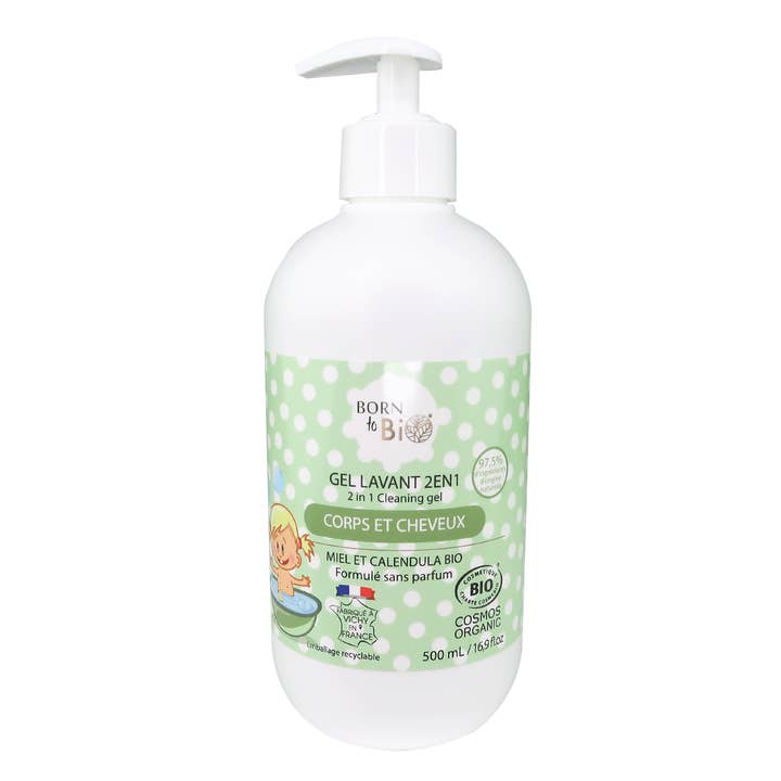 Washing gel 2en1 - 500 ml - Body and hair for wholesale by Les Laboratoires Bio Seasons