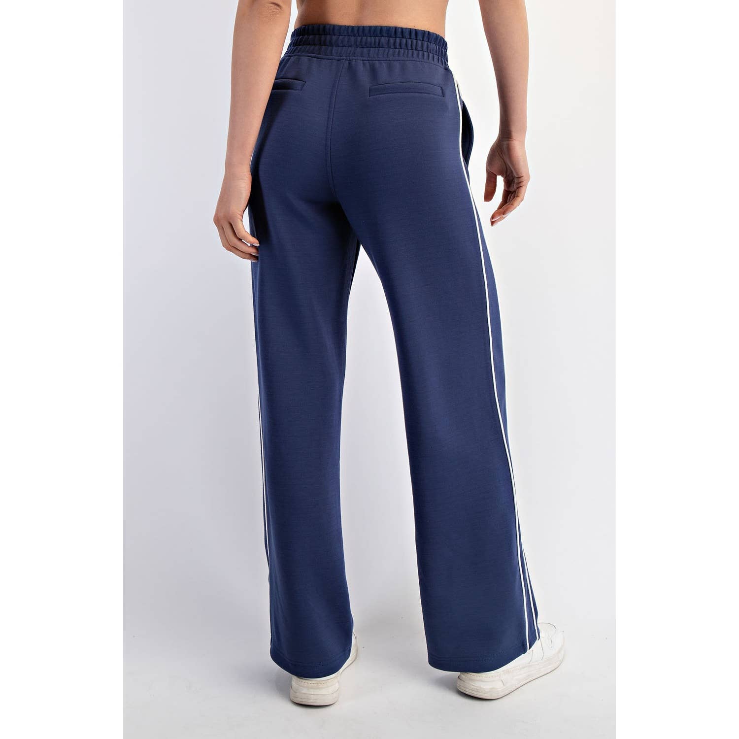 Rae Mode - Wholesale Athletic Pants - Women's - MODAL SCUBA TWO STRIPE PIPING STRAIGHT PANT2