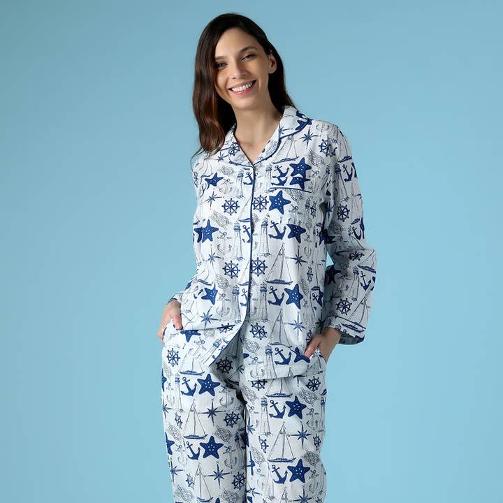 Ensemble de pyjama Sailing Club pour la vente par Mahogany