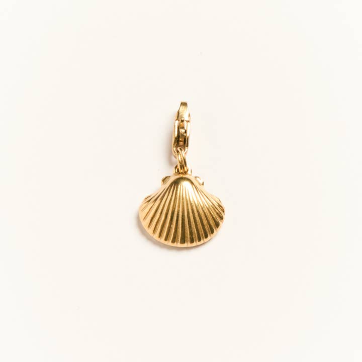 Palas - Venta al por mayor Abalorios/colgantes individuales - Capasanta - Encanto dorado inspirado en el océano