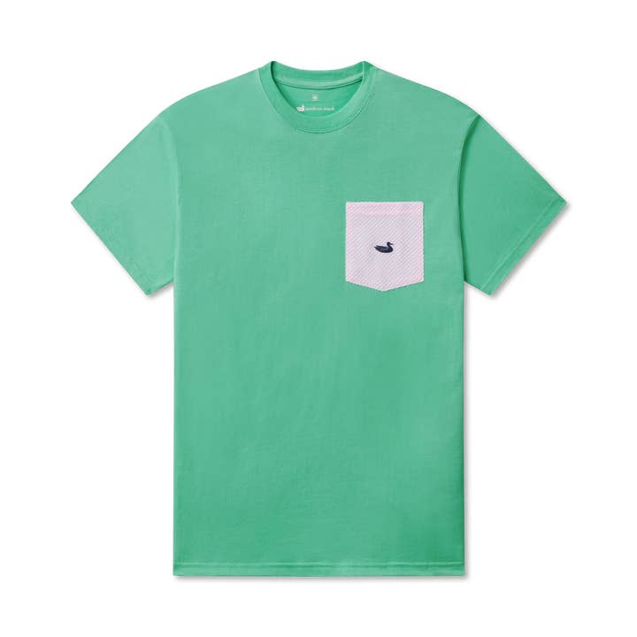 Stewart Pocket Tee - Seersucker for wholesale by Southern Marsh
