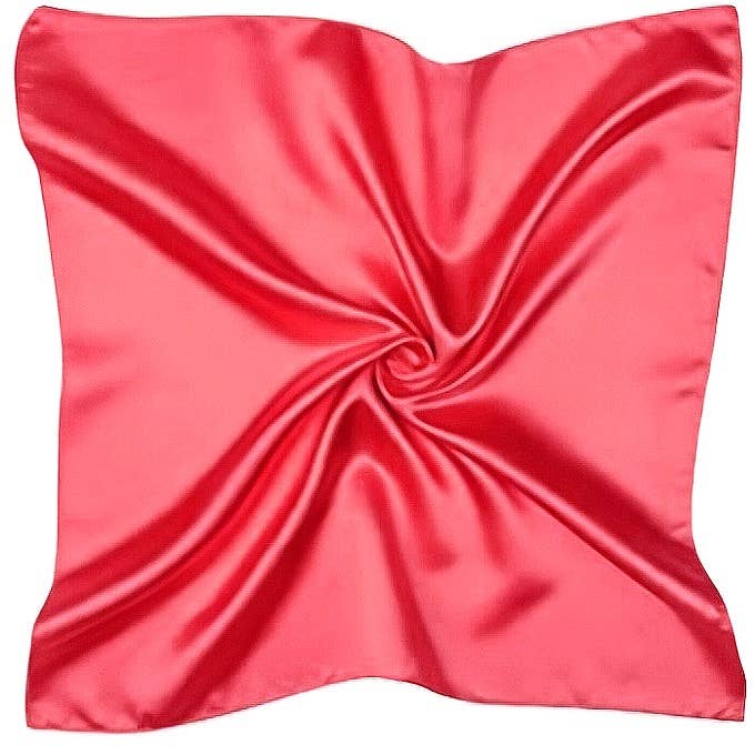 Diacly - Wholesale Scarf - Women's - Solid Color Silky Satin Square Scarf13