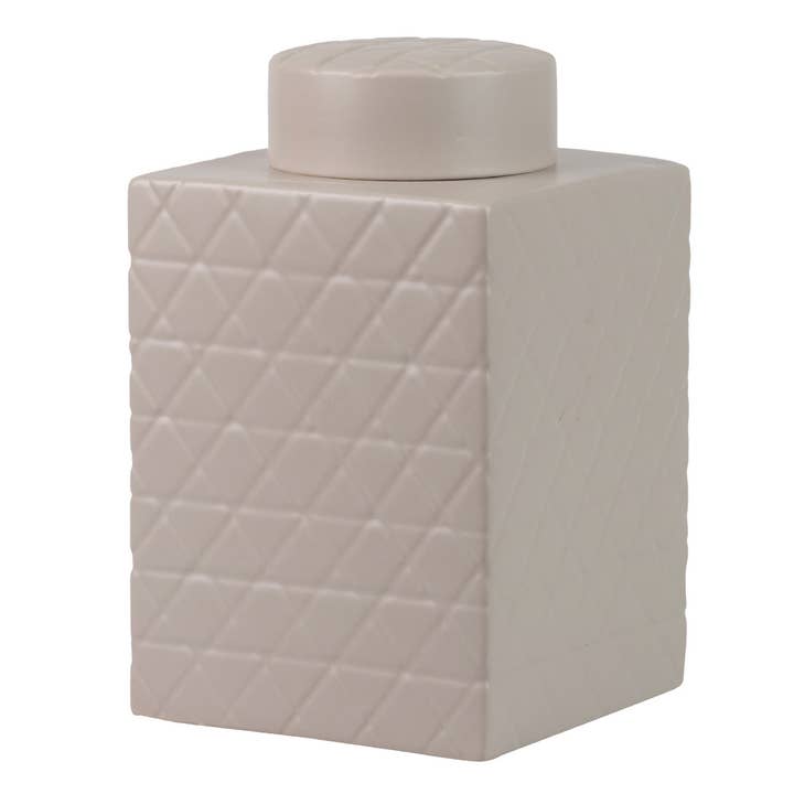 Tibor Keramiek Grijs Mat 19x19x31 cm_645654 voor wholesale door Garpe Interiores - GARPE GROUP - GARCÍA PÉREZ Y CÍA S.L.-