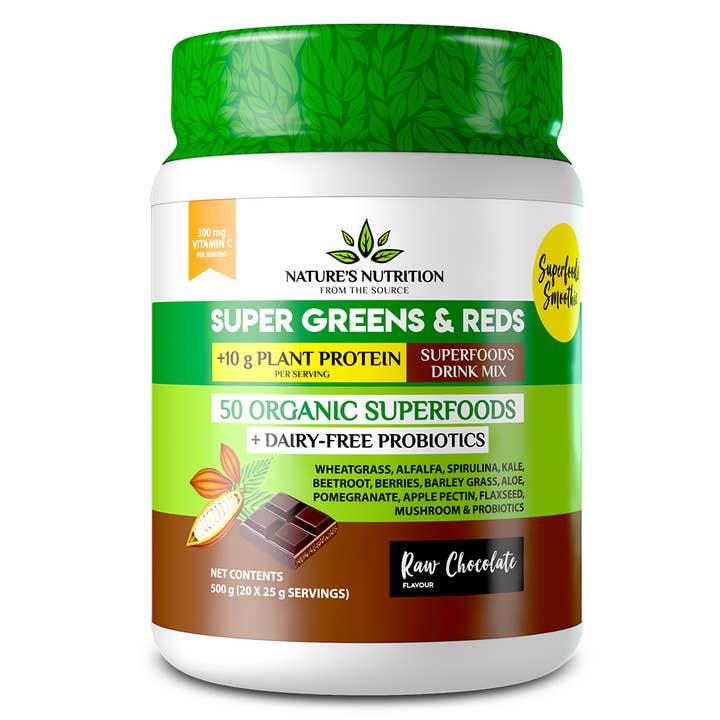 Supergreens Ekologisk blandning Probiotika Vegansk Choklad 500g för wholesale av Beauty Gen
