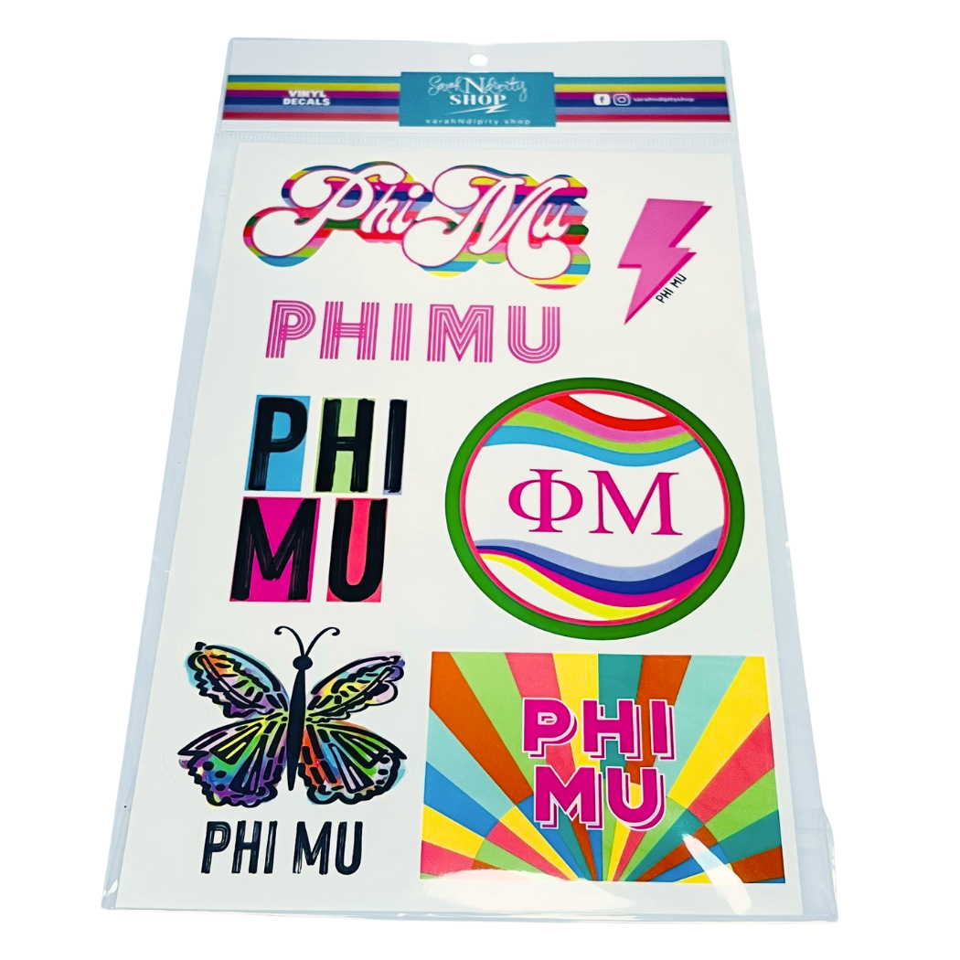 Sarahndipity Shop - Wholesale Sticker - Sorority Vinyl Decal Sheets8