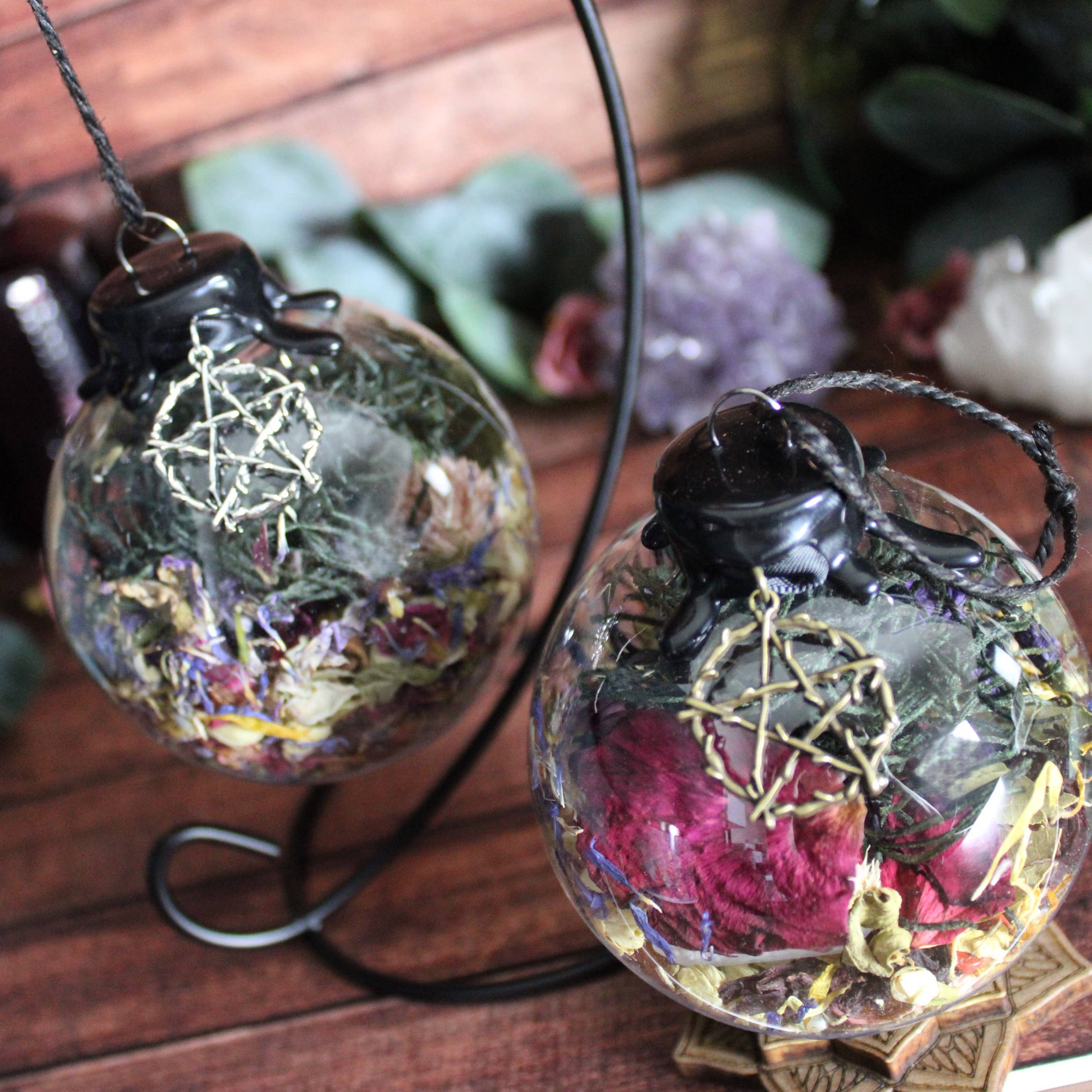 Moondust and Raven – Engroshandel Amulet – Beskyttelsesheksekugle, heksepynt, alterpynt8