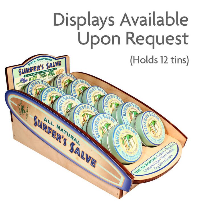 Island Soap & Candle Works - Wholesale Healing Salve/Balm/Cream - All Natural Surfer's Salve - Small 0.8 oz. tin3