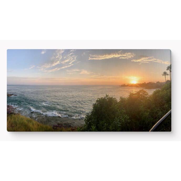 Ocean Landscape Photography Fine Art Print on Canvas - 44x22 for wholesale by JoAnn Corso Photography