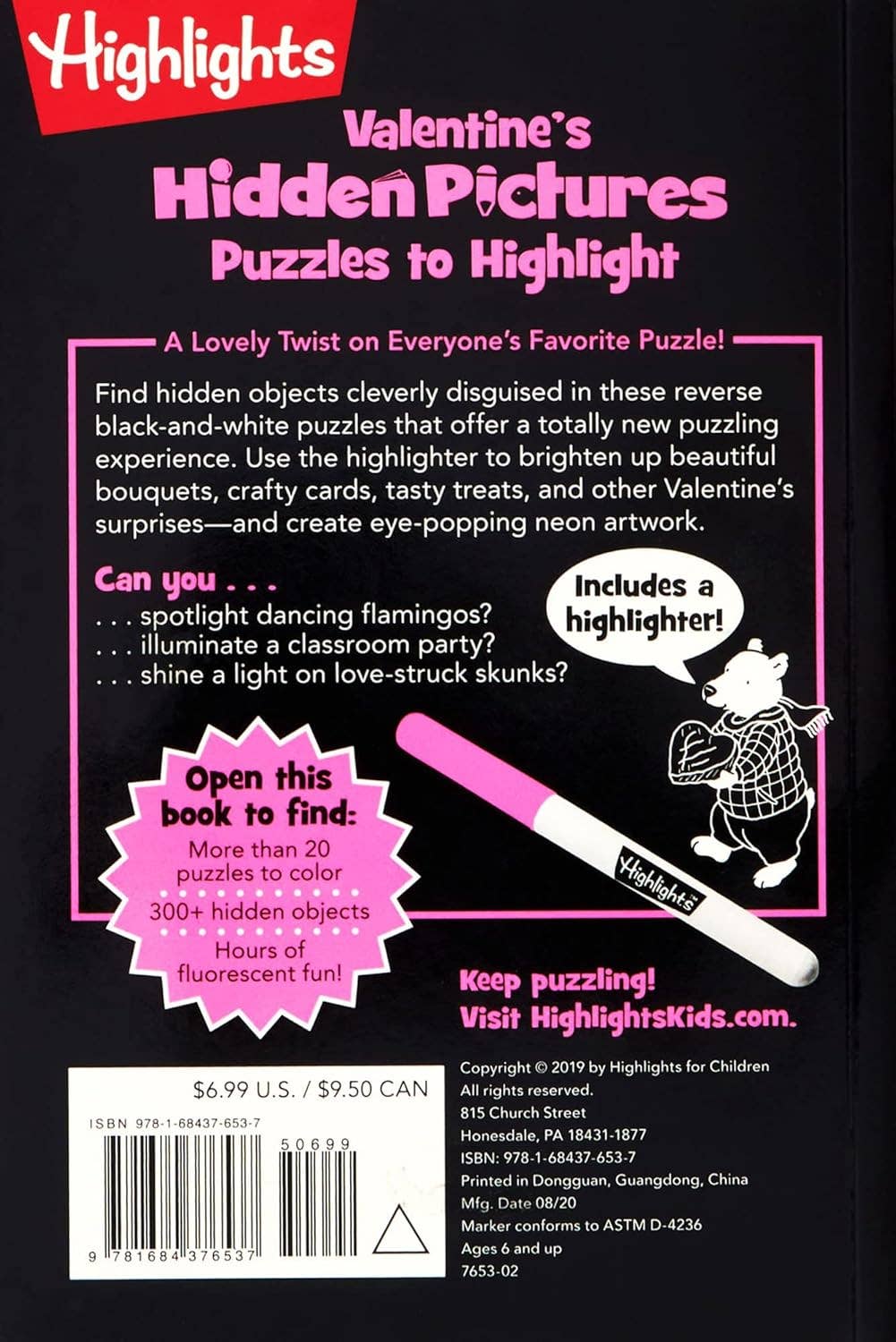 Highlights for Children - Wholesale Preschool Book (3-5) - Valentine's Hidden Pictures Puzzles to Highlight1