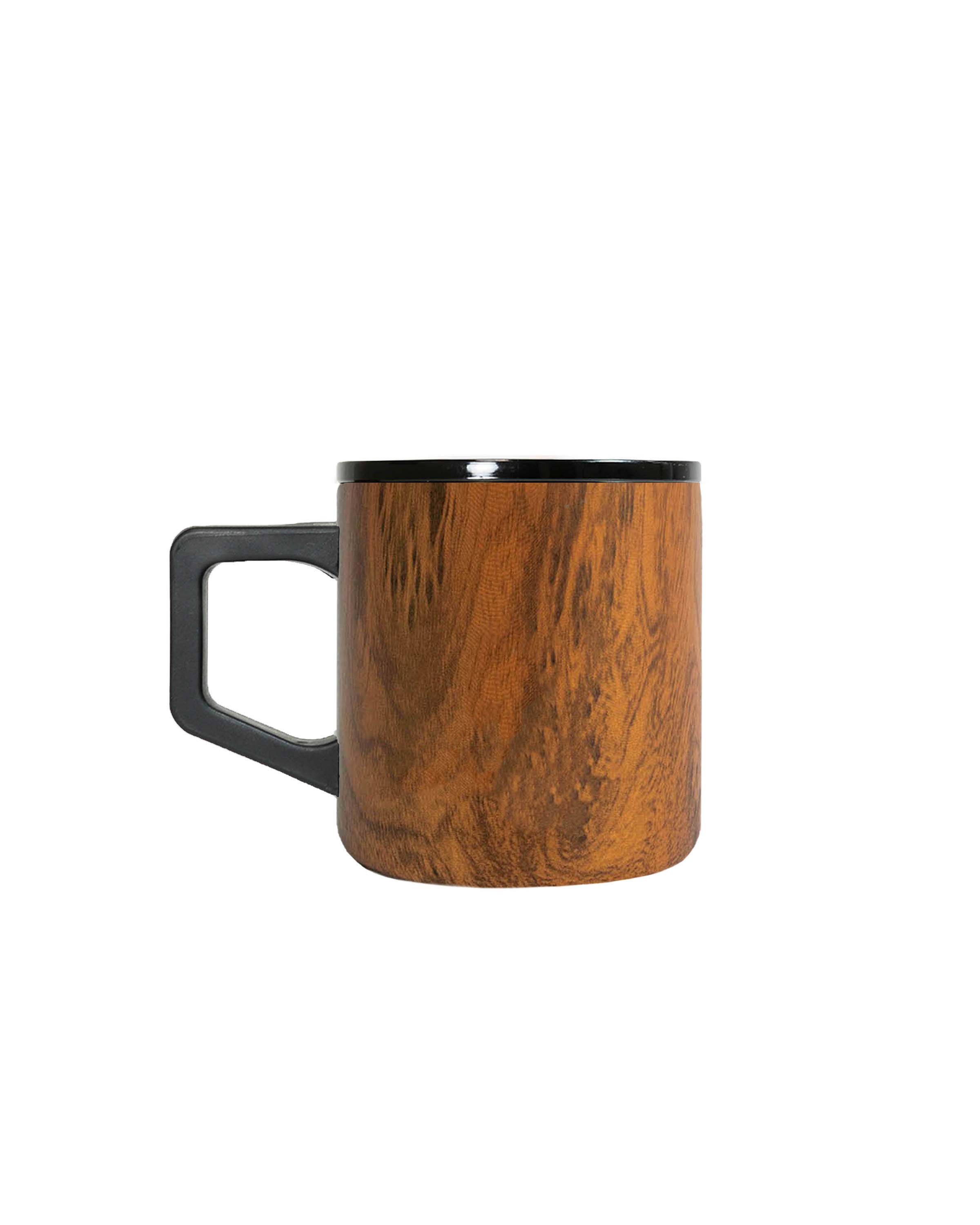 Elemental - Wholesale Geïsoleerd drinkgerei - Summit Geïsoleerde Outdoor Kampmok 12oz - Teakhout1