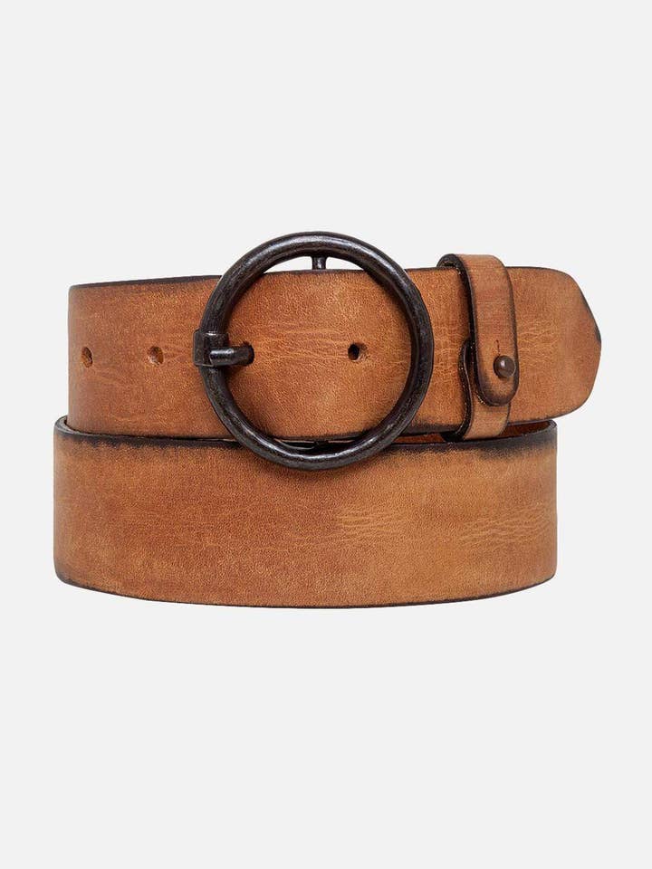 Pip | Vintage Full-Grain Leather Belt for Women for wholesale by Amsterdam Heritage Leather Belts, Bags, Jackets & Apparel