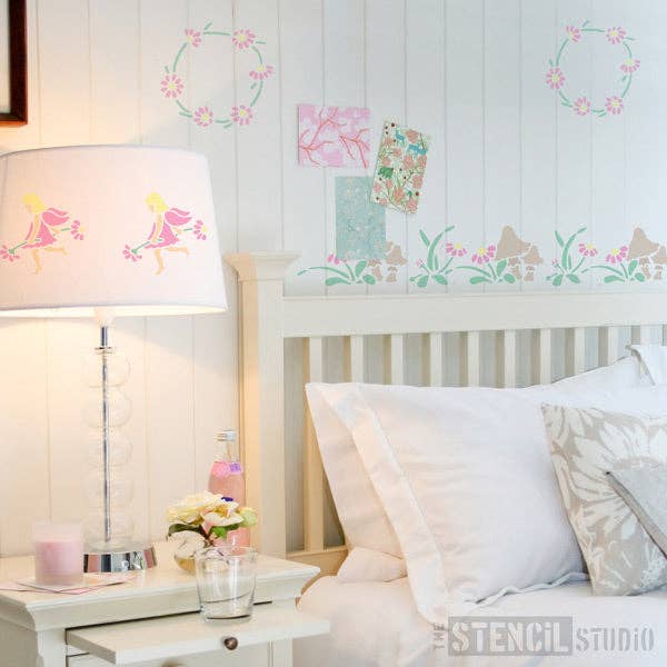 The Stencil Studio - Vente Pochoir - Set de pochoirs Fée2