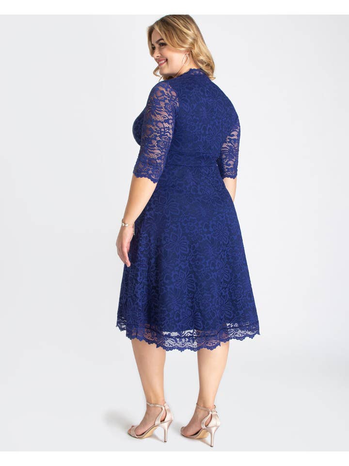 Kiyonna - Vente Robe – femme - Robe cocktail Mademoiselle en dentelle - Taille plus3