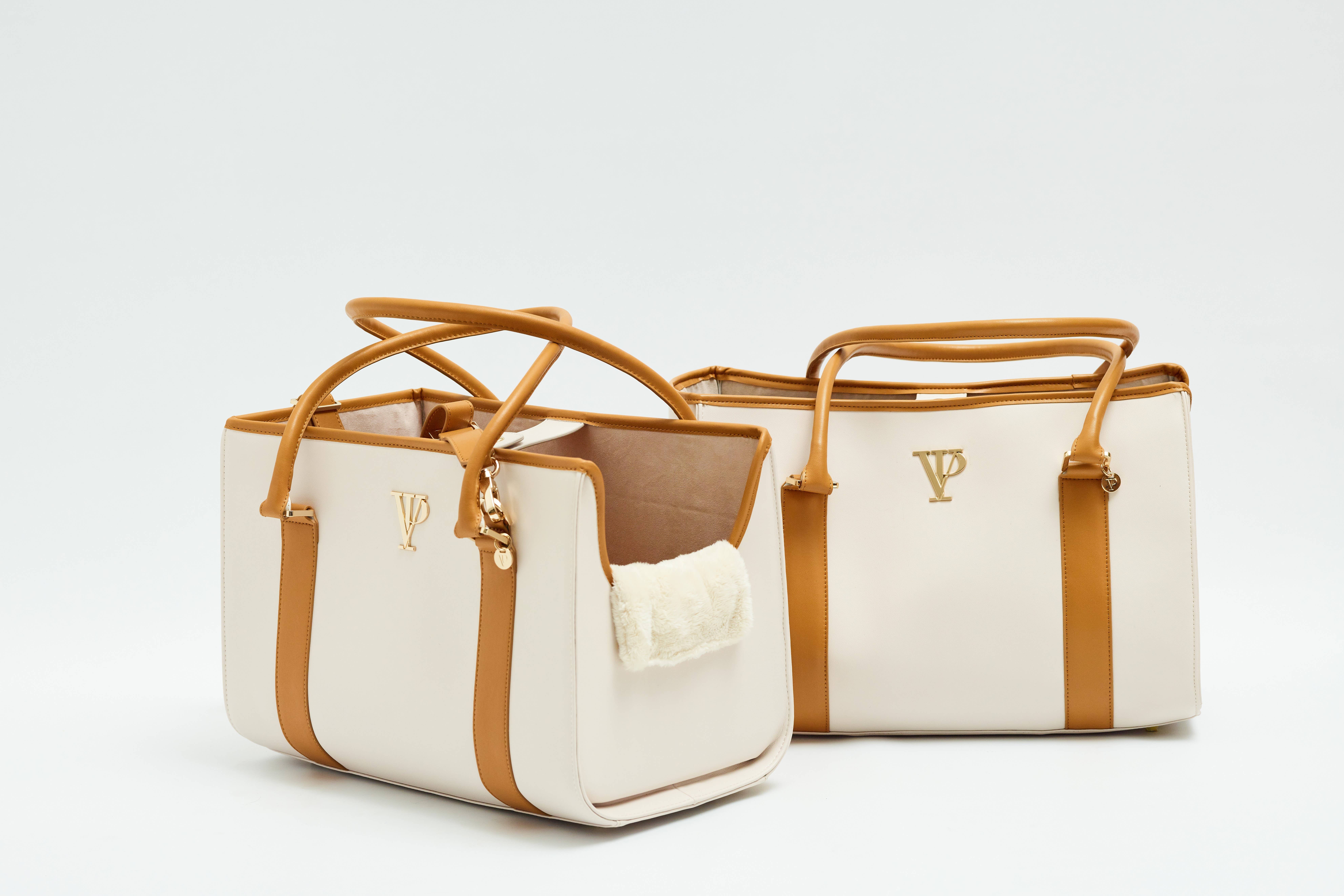 The V.I.PUP Collection - Wholesale Pet Carrier - Dog - Denim Victorian 88 & Gold Dog Carrier2